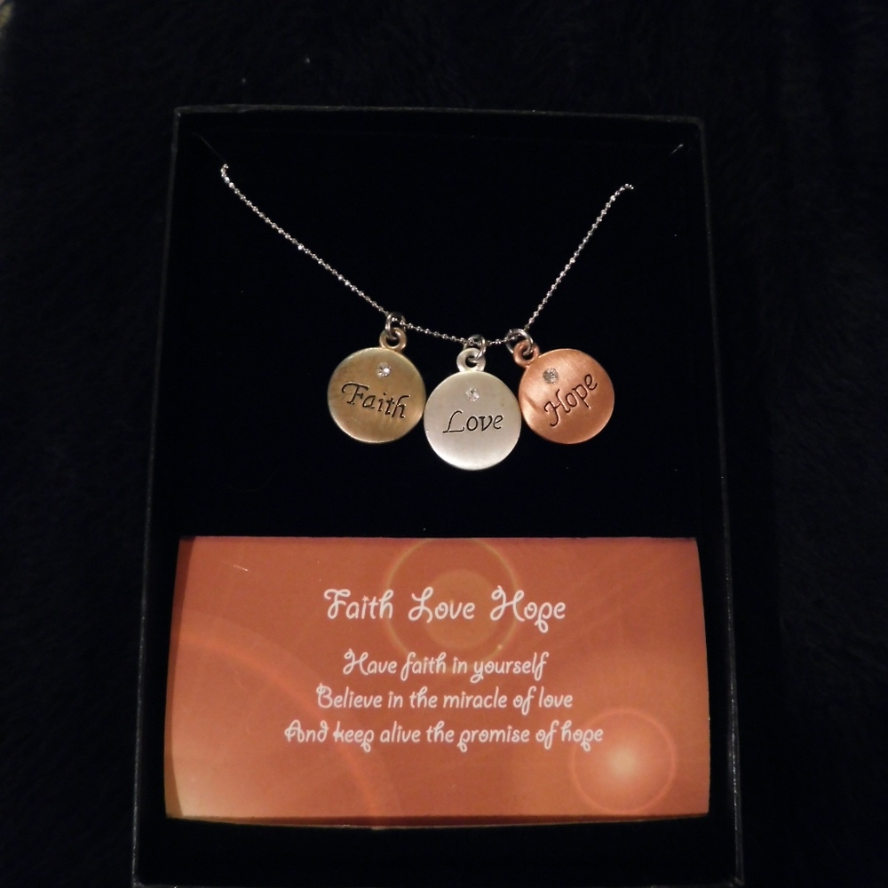FAITH - LOVE- HOPE Necklace